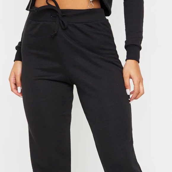 PrettyLittleThing Recycled Black Ultimate Sweat Joggers Size US 4 (UK 8) - Picture 2 of 6